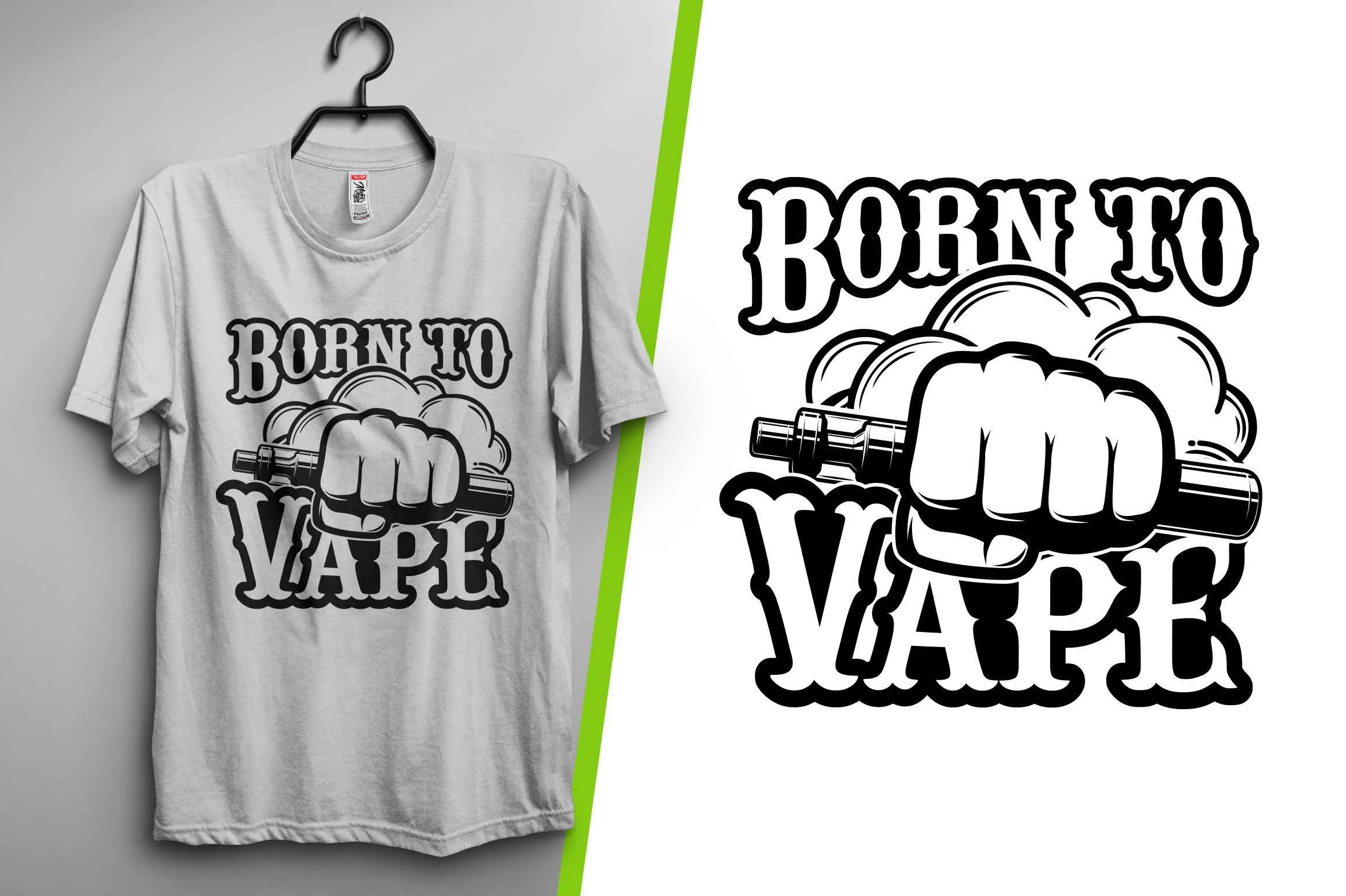 Born to Vape - T Shirt Design Graphic by FaiyazAlc Creative Fabrica Born to Vape - T Shirt Design Graphic by FaiyazAlc Creative Fabrica