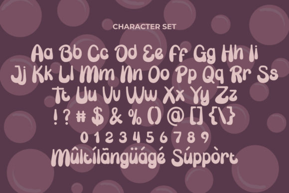 Bubble Candy Font - Preview 4