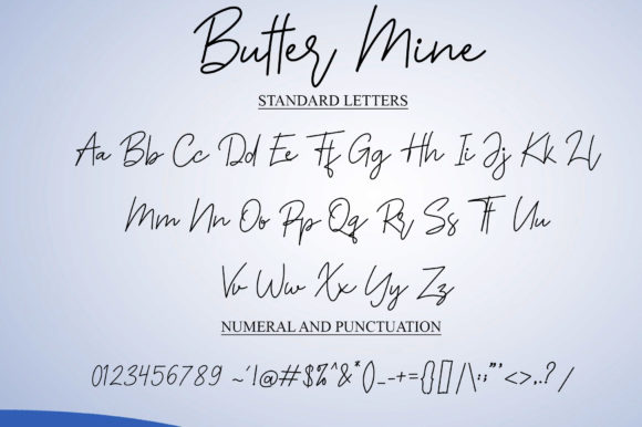 Butter Mine Font - Preview 6