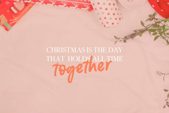 Christmas and Winter Font PNG with transparent background - Preview 1