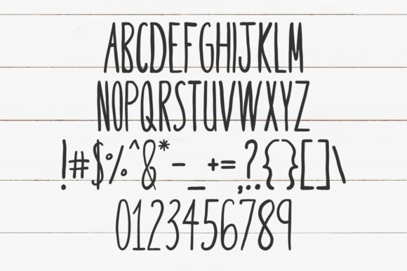 JP Skinny Tea Font PNG with transparent background - Preview 2