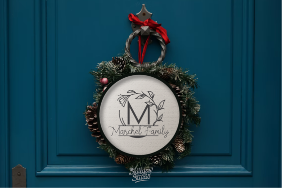 Monogram Vine Letter Font PNG with transparent background - Preview 3