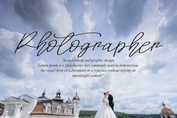 Signature Holiday Font PNG with transparent background - Preview 2