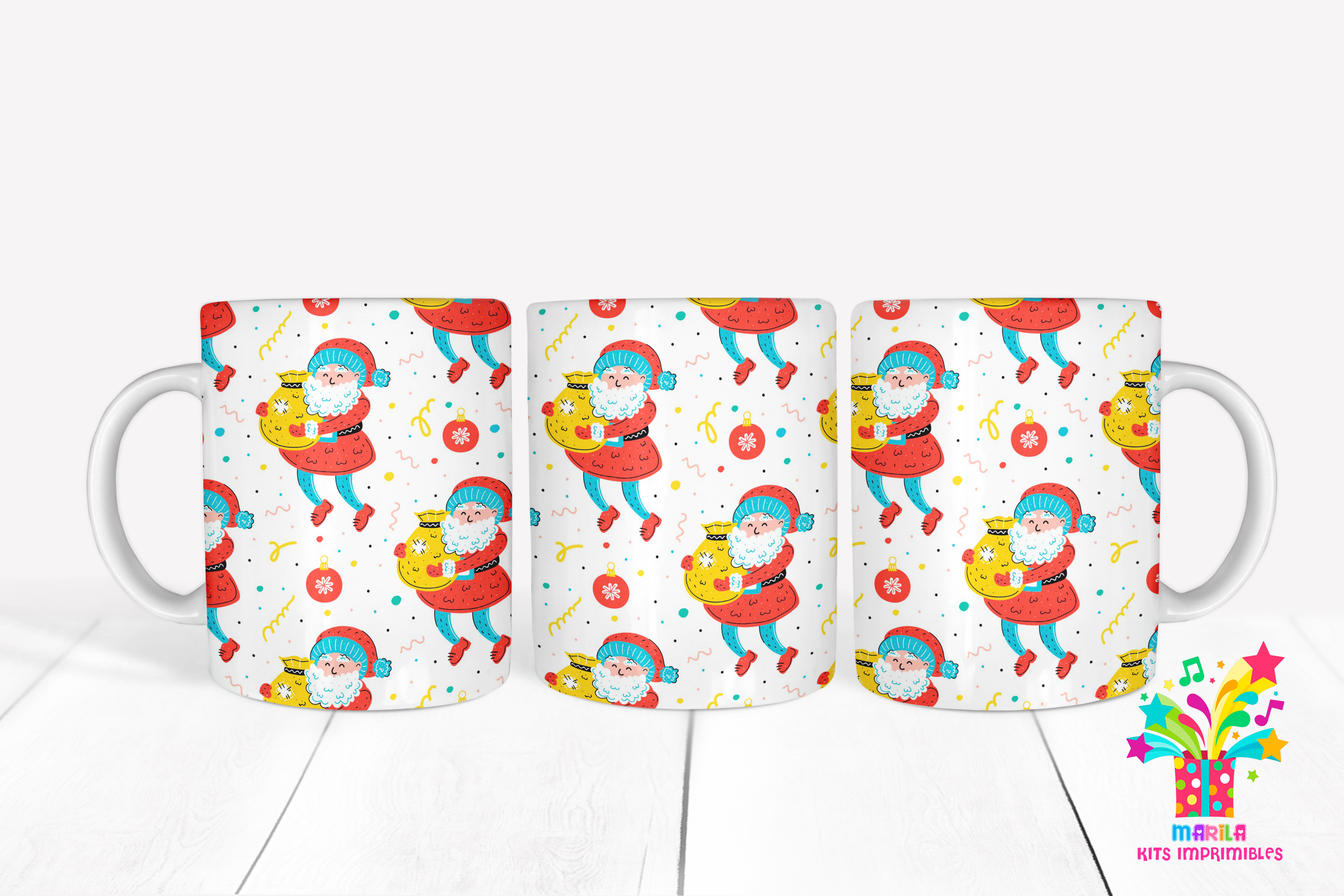 Christmas Mug Sublimation Design #6 Graphic by Marila Designs ...