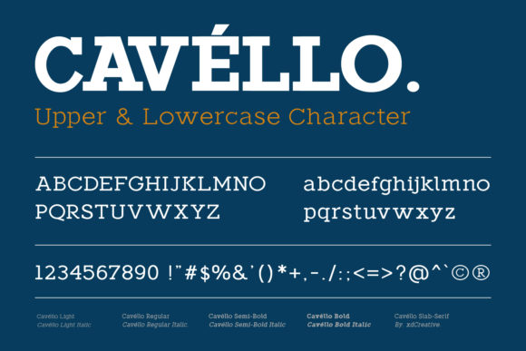 Cavéllo Font - Preview 3