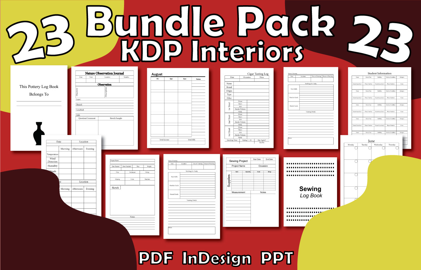 Bundle Pack 23 KDP Interiors Graphic by Ivana Prue · Creative Fabrica