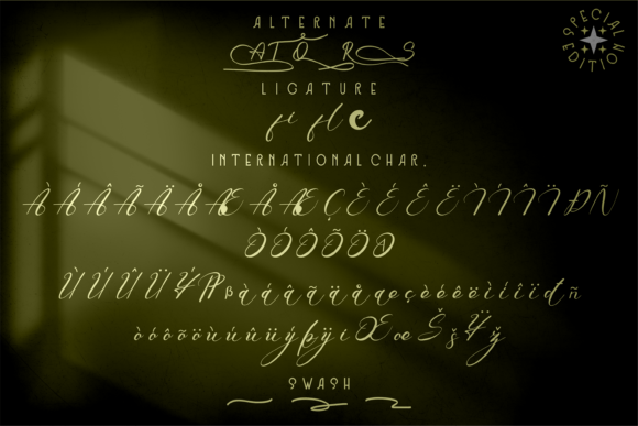 Robinson Yilow Font PNG with transparent background - Preview 6