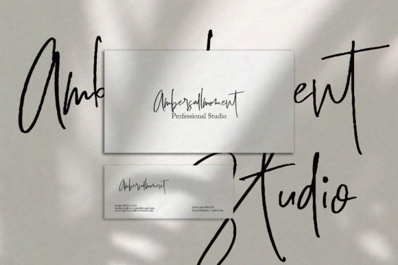 Ambersal Moment Font - Preview 6