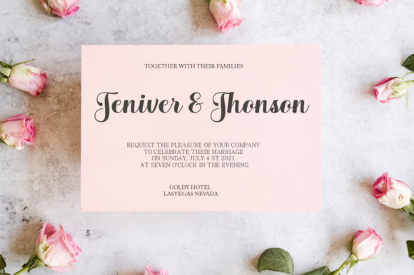 Arlington Script Font - Preview 1