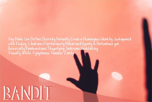 Bandit Font - Preview 1