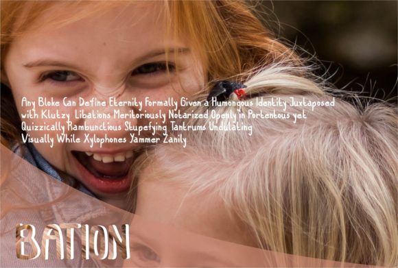 Bation Font - Preview 1