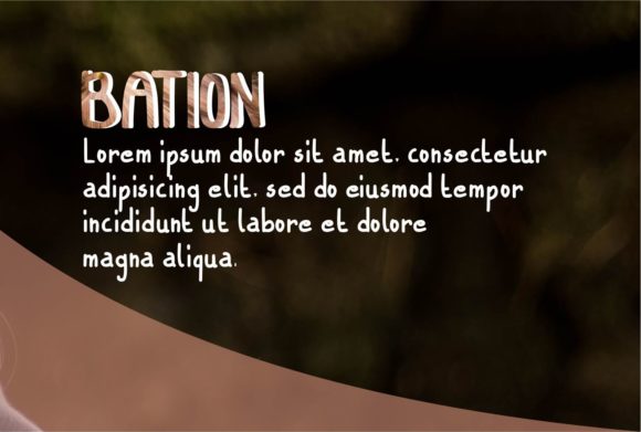 Bation Font - Preview 2