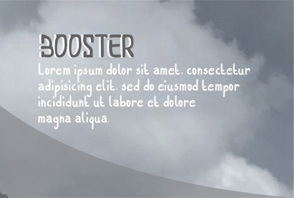 Booster Font - Preview 2