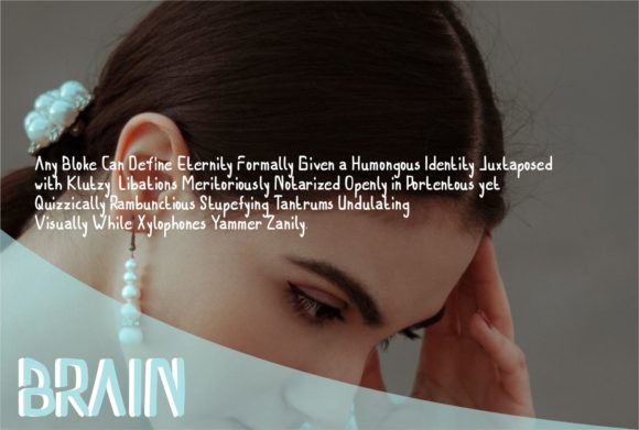 Brain Font - Preview 1