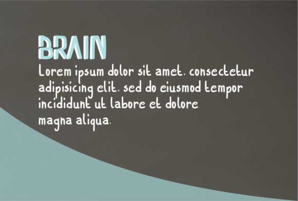 Brain Font - Preview 2