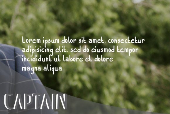 Captain Font - Preview 2