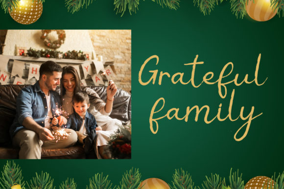 Christmas Ink Font PNG with transparent background - Preview 1
