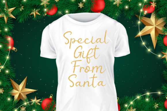 Christmas Ink Font PNG with transparent background - Preview 4