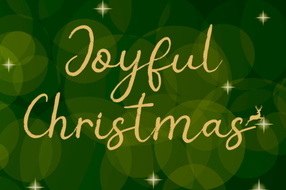 Christmas Ink Font PNG with transparent background - Preview 5