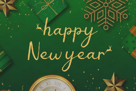 Christmas Ink Font PNG with transparent background - Preview 6