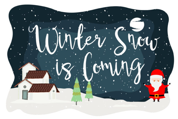 Christmas Wisdom Font PNG with transparent background - Preview 1