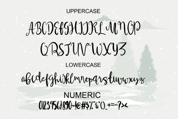Christmas Wisdom Font PNG with transparent background - Preview 5