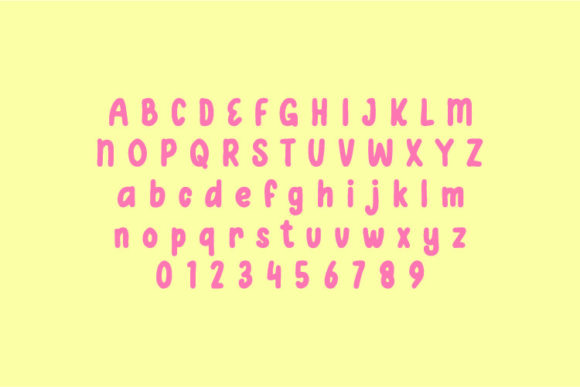 Cute Apricot Font - Preview 1