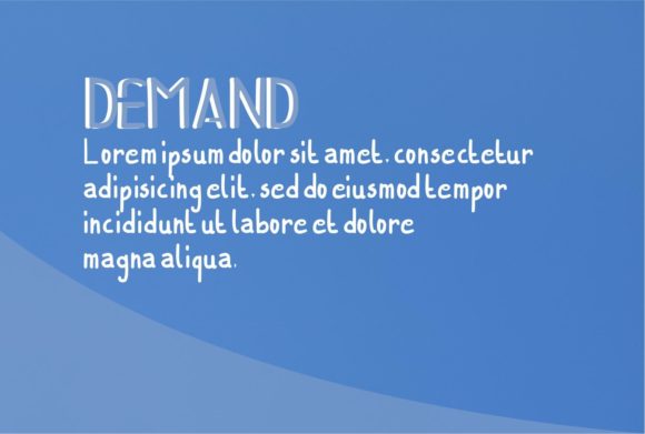 Demand Font - Preview 2
