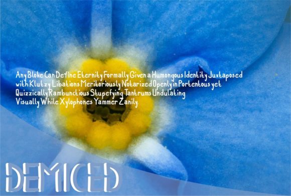 Demiced Font - Preview 1