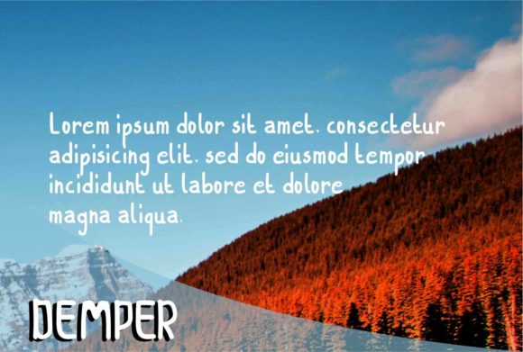 Demper Font - Preview 2