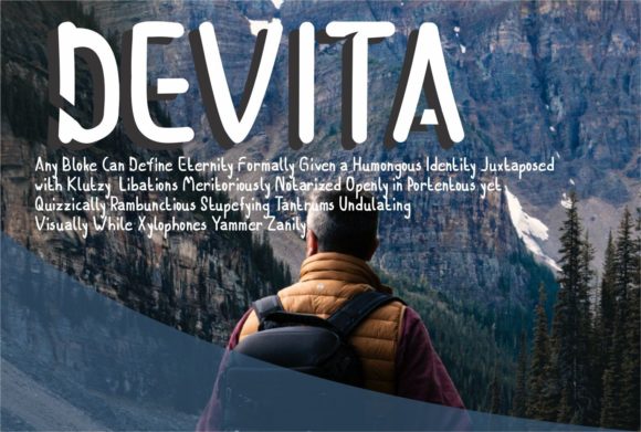 Devita Font - Preview 1