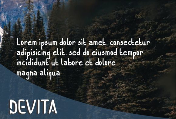 Devita Font - Preview 2