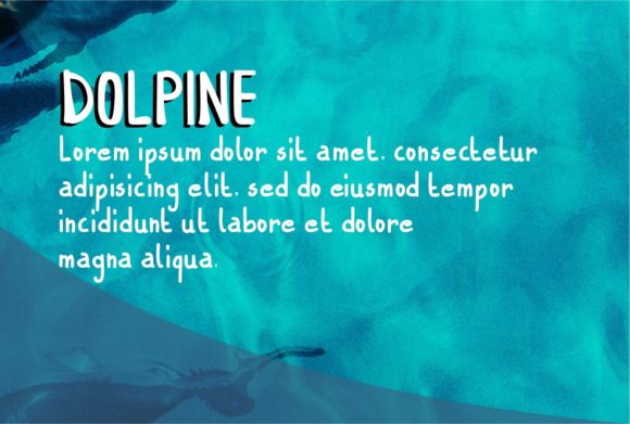 Dolpine Font - Preview 2