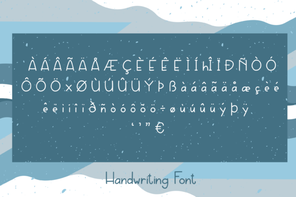 Frosty White Font - Preview 2