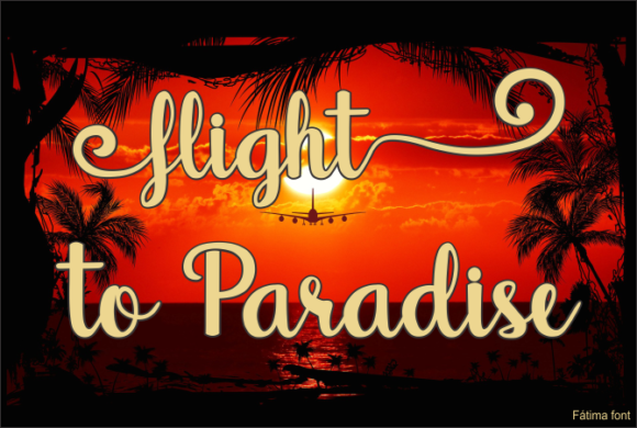 Fátima Font PNG with transparent background - Preview 1