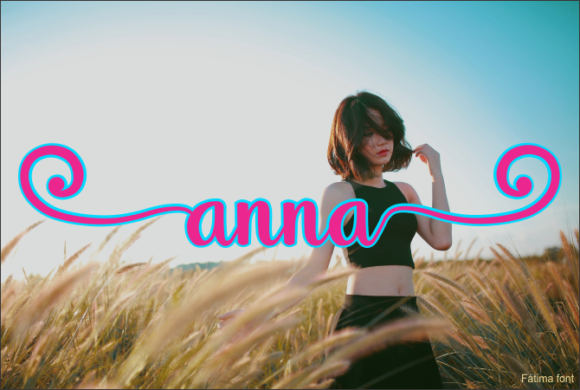 Fátima Font PNG with transparent background - Preview 2