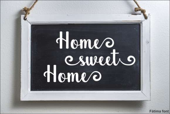 Fátima Font PNG with transparent background - Preview 4