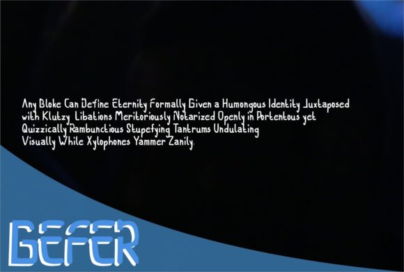 Gefer Font - Preview 1