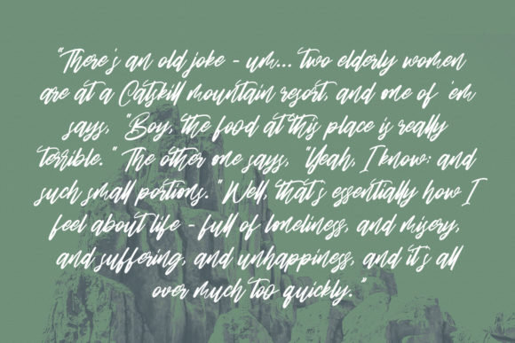 Gunstages Script Font - Preview 1