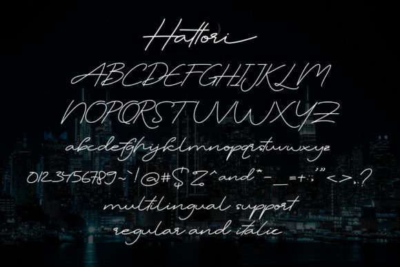 Hattori Font - Preview 6