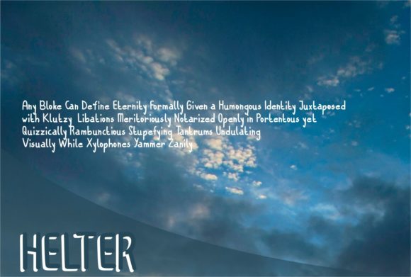 Helter Font - Preview 1
