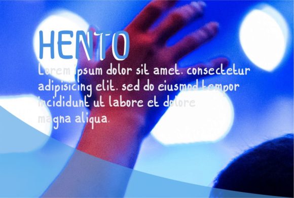 Hento Font - Preview 2
