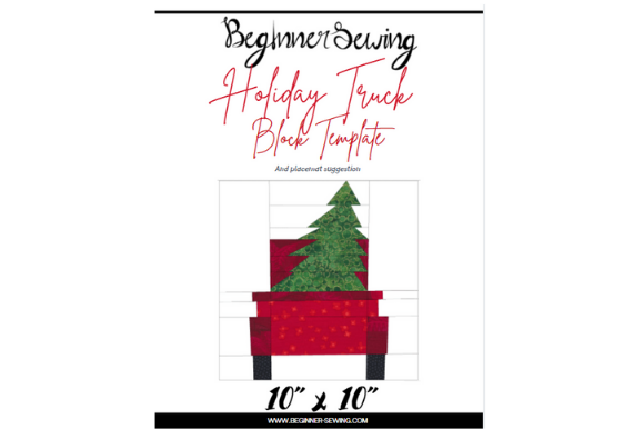 Holiday Truck Sewing Block
