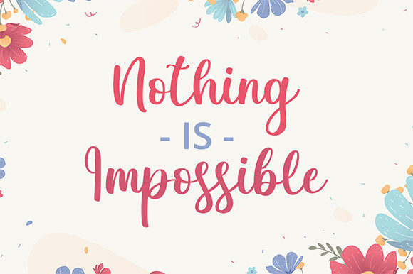 Lovely Jasmine Font PNG with transparent background - Preview 1