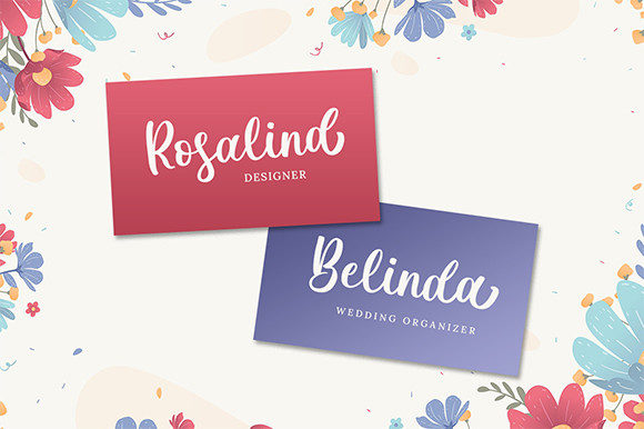 Lovely Jasmine Font PNG with transparent background - Preview 2