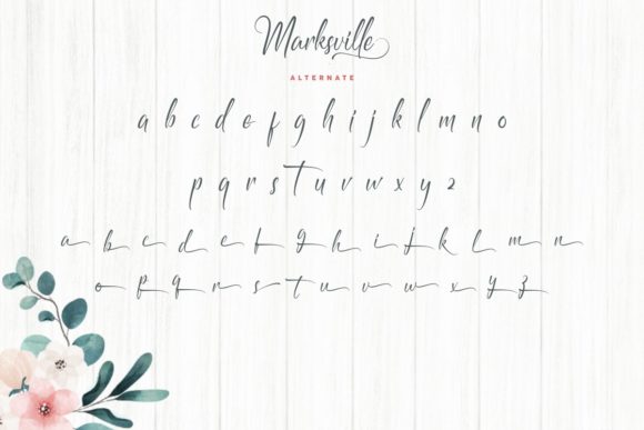 Marksville Font PNG with transparent background - Preview 5