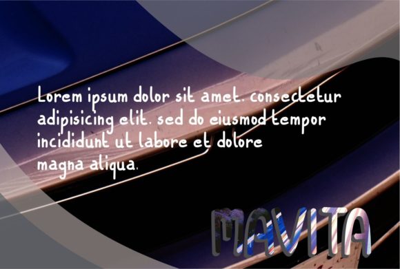 Mavita Font PNG with transparent background - Preview 2
