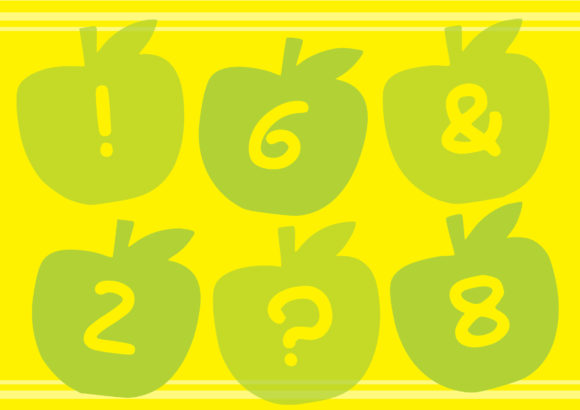 Play Apple Font PNG with transparent background - Preview 2