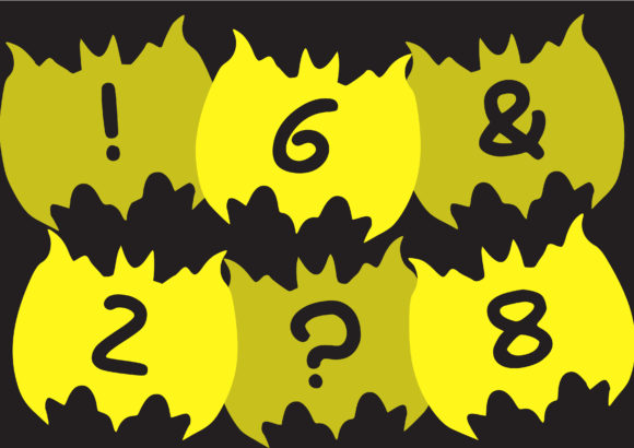 Play Bat Font PNG with transparent background - Preview 2