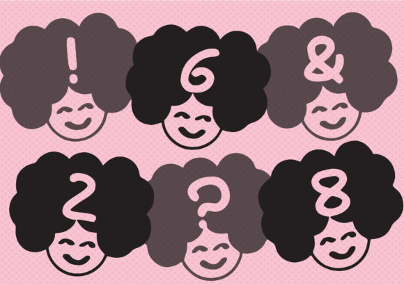 Play Big Hair Font PNG with transparent background - Preview 2